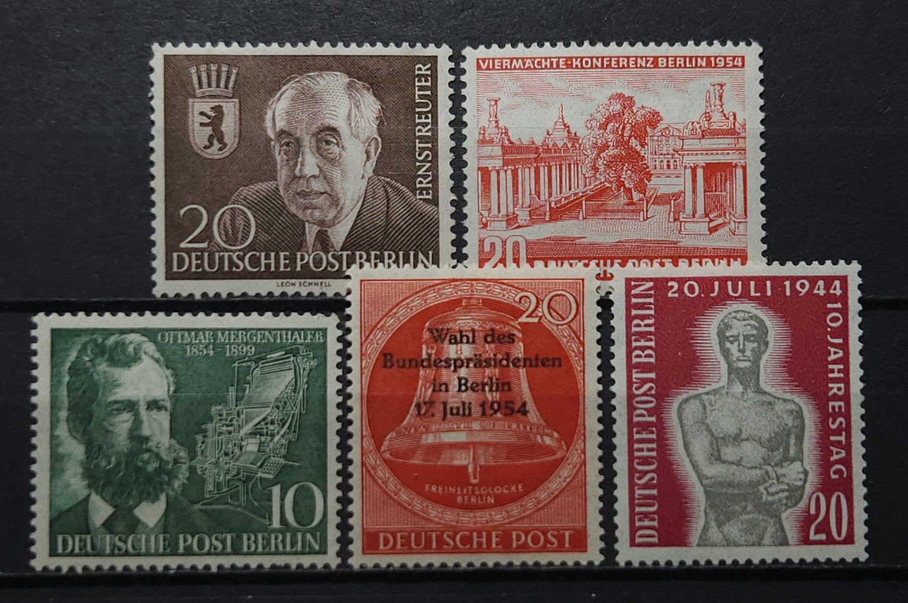 Tutti i francobolli: Berliner  Mi-Nr. 115-119 Postfrisch Tadellos 40 Fr – Nuovo (secondo la descrizione) da Kriens venduto da Nidfeld45