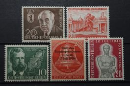 Berliner  Mi-Nr. 115-119 Postfrisch Tadellos 40 Fr