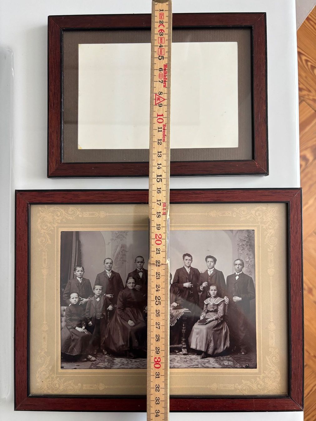 Cornici: 2 Vintage Bilderrahmen Holz dunkel – Usato da Horgen venduto da uge_pd5p 3