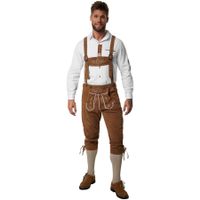 Herren Trachten Lederhose braun Größe L