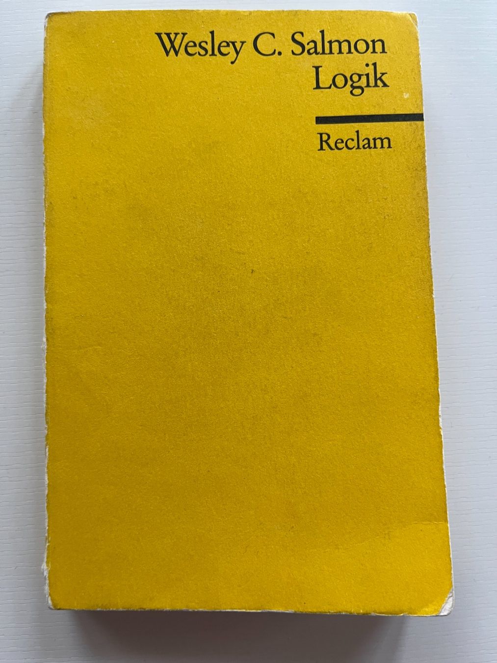Libri: Wesley C. Salmon - Logik – Usato da Effretikon venduto da Vesta02
