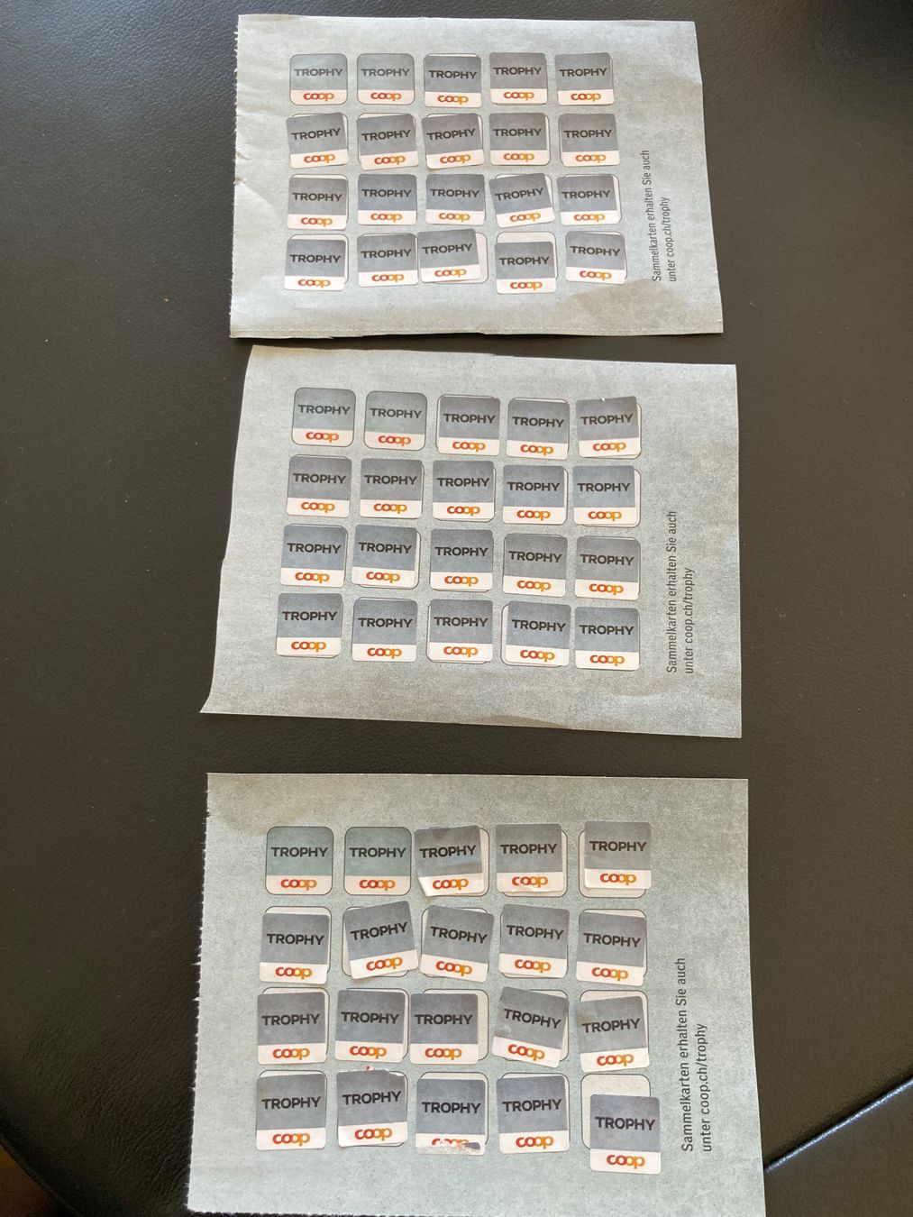 Coop Raccolte di bollini & punti: 3 x Trophy Märkli – Nuovo e nell'imballaggio originale da Bülach venduto da Stellina72