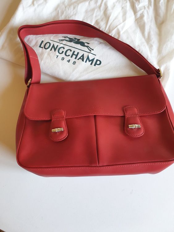 sac à main rouge de marque Longchamp | Kaufen auf Ricardo