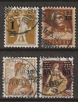 CH132 - Emission provisoire 1915  obl.