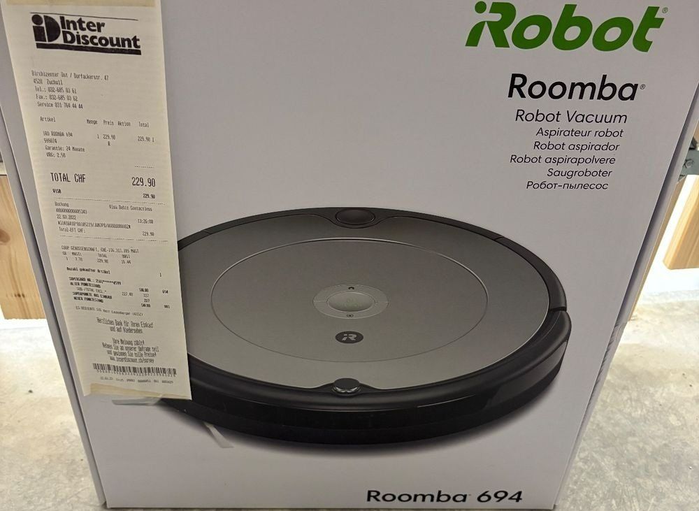 Irobot Aspirapolveri & Accessori: Roomba 694,Sieht aus wie neu! – Usato da Zuchwil venduto da Beppe_25.3 1