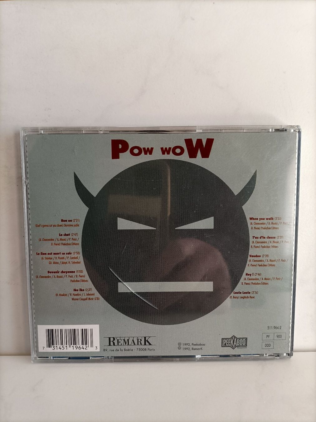CDs: CD Pow woW / Regagner les plaines / Peekaboo Remark 1992 – Gebraucht aus crans montana von AB3963 1