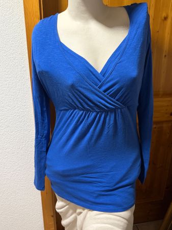 Pullover Premaman blau Grösse L gebrauchter Zustand