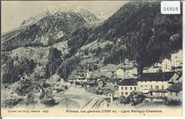Finhaut vue generale - Ligne Martigny-Chamonix