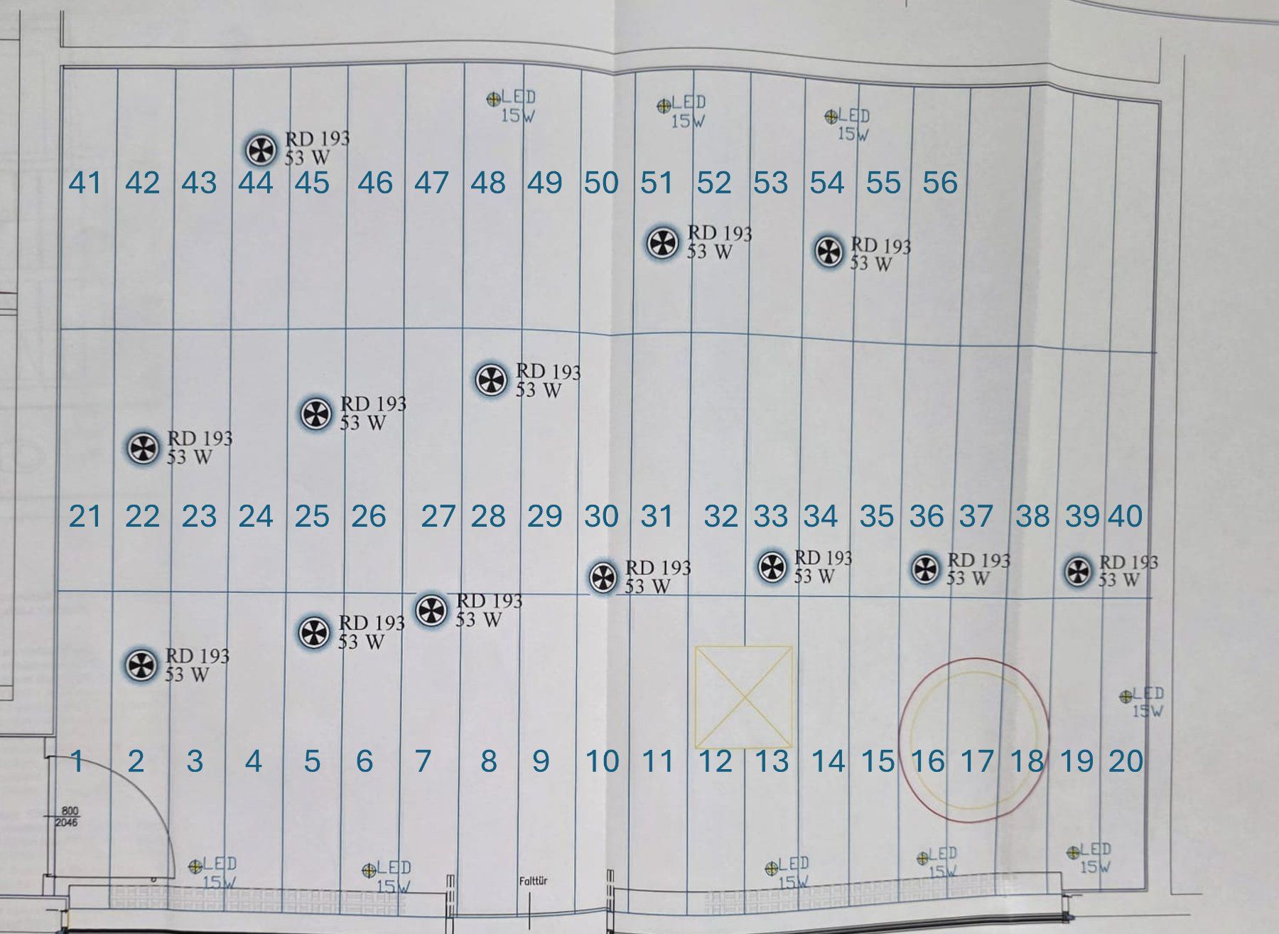 Pareti & Soffitti: 56 Stk (ca. 36 m2) Deckenpaneele inkl. Leuchten – Usato da Glarus venduto da Juice1_Glarus_GmbH 9