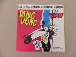 Single 7 " Austria Ulk Pop Rock Band EAV 1990 Ding Dong