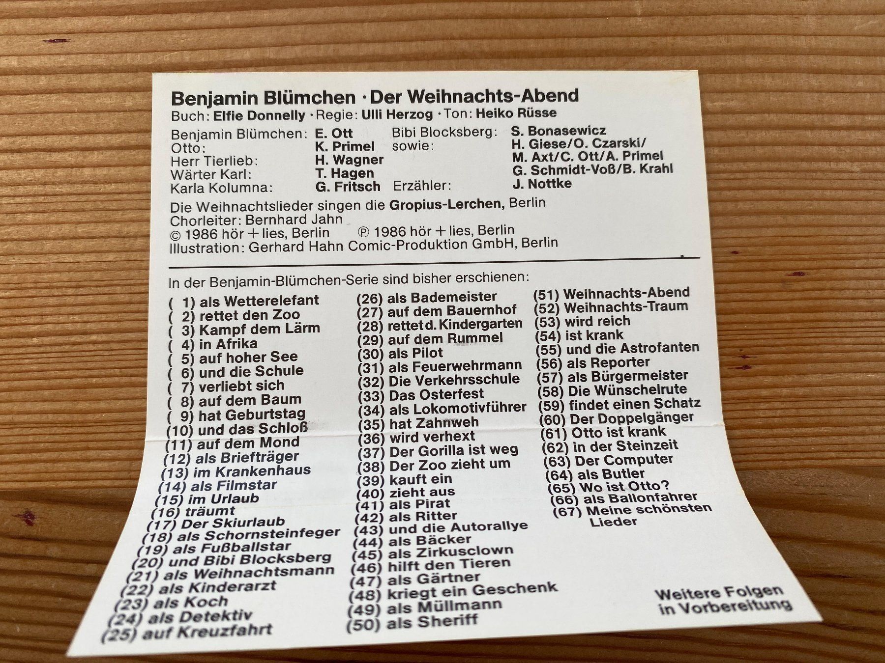 Musicassette: Kassette – Benjamin Blumchen (51) – Usato da St.Gallen venduto da kingsamas 4