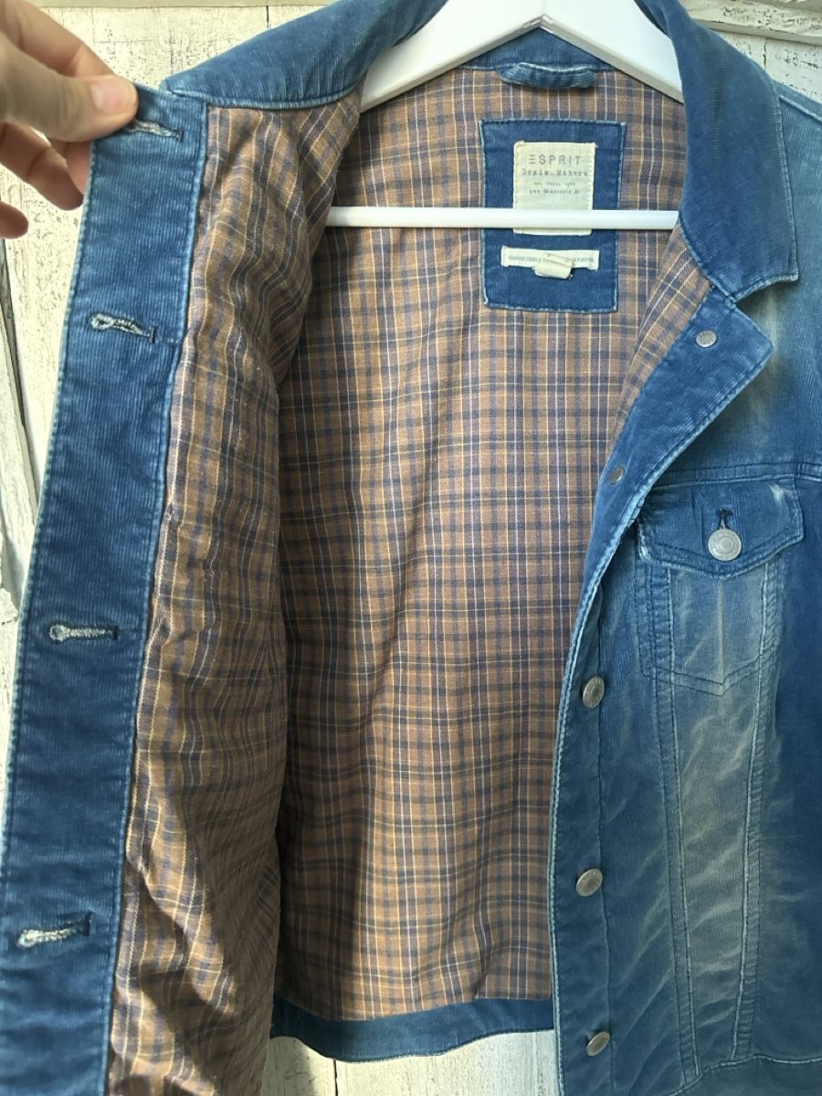 Esprit Giacche: Esprit Jeans-Jacke blau Cord Grösse M – Usato da Buchs ZH venduto da Speedy01037 1