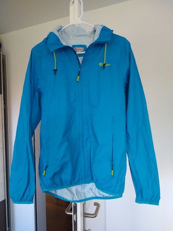 Blue light Rain jacket size small (but can also be medium?)