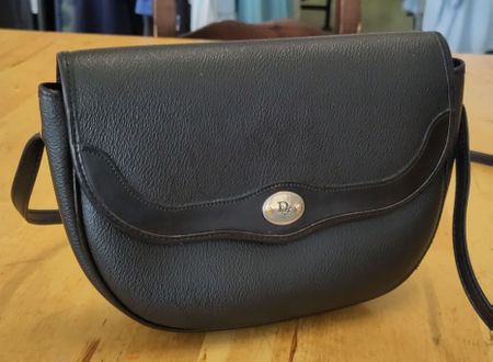 Dior Honeycomb Tasche schwarz Leder