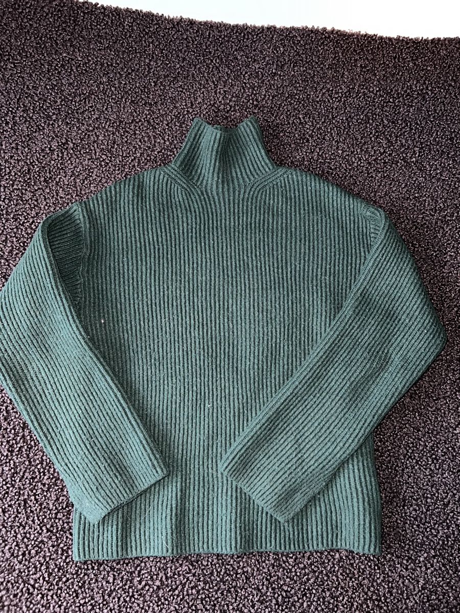 H&M Maglioni & Felpe: H&M Rollkragenpullover, XS, Tannengrün - Winter Strick! – Usato da Horw venduto da ratta1996