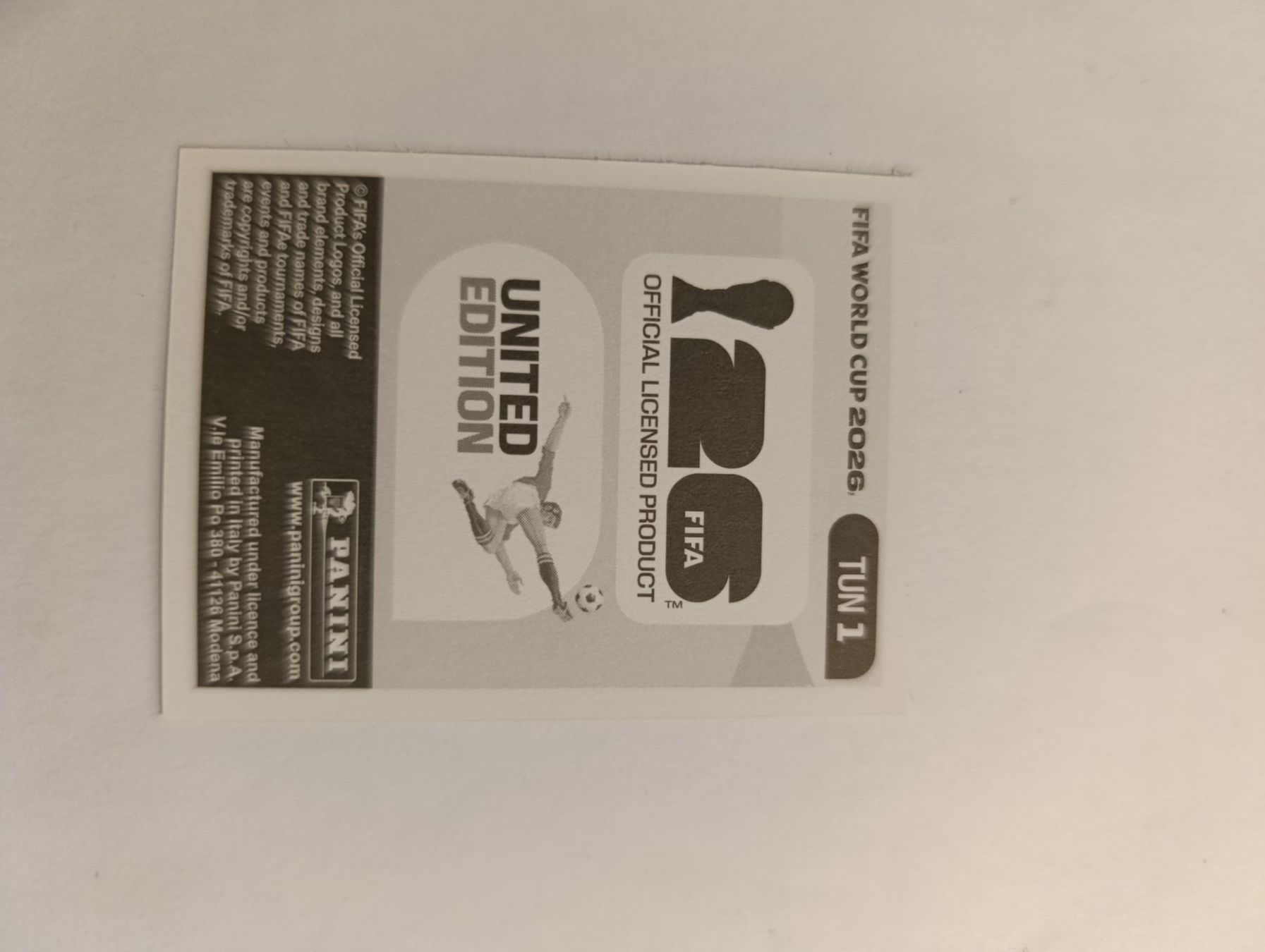 Panini Carte collezionabili: TUN 1, WM 2026 Panini Sticker – Nuovo (secondo la descrizione) da Kriens venduto da Annele97 1