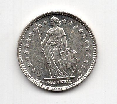 Tutti le monete: (643) Schweiz, 1 Franken 1914, Super, stgl – Usato da Rüthi (Rheintal) venduto da erdnuessli1 1