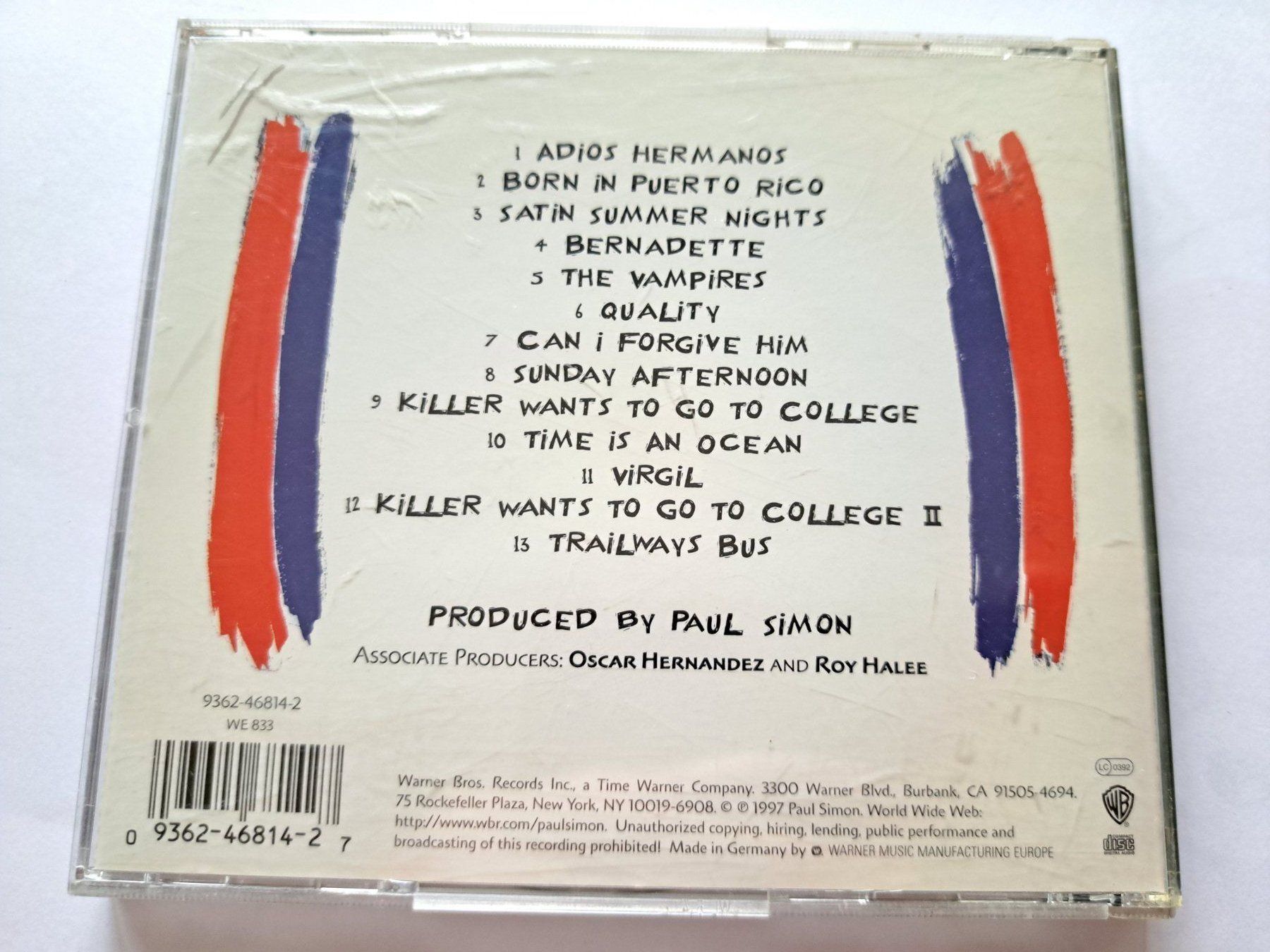 CD: Cd Paul Simon - Songs from the Capeman – Usato da Pully venduto da bro_n52j 1