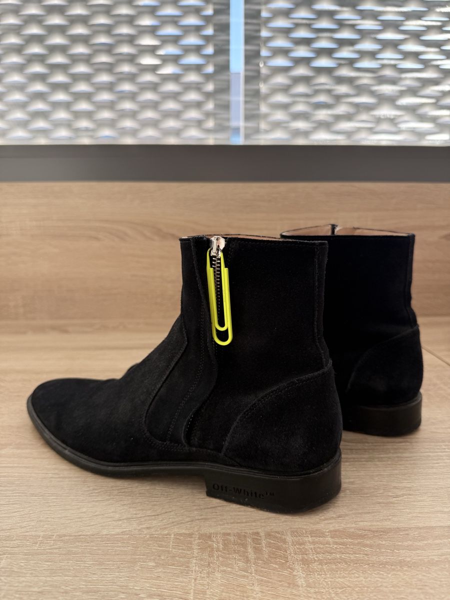 Off-White Scarpe da uomo: Off-White Boots Suède | Pointure 42 | Virgil Abloh | tromb – Usato da Genève venduto da sst_nv8c