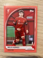 Topps Collector Tin Milos Kerkez /125 FC Liverpool