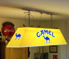 Vintage Camel Billardlampe – Original & Selten