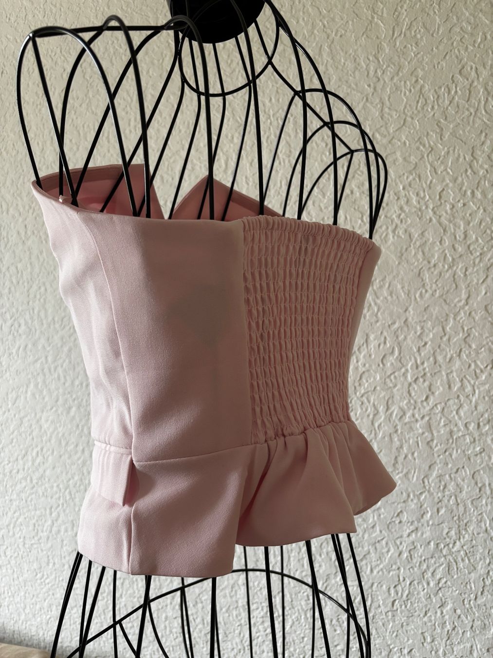 Top: Sommerlicher  Bustier in Rosa – Usato da Bern venduto da ViksiBash 1