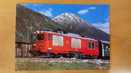 Postkarte RhB Zweikraftlokomotive Gem 4/4 802