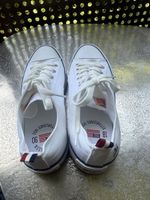US Polo Assn. White Canvas Sneakers Sz 9 Summer Ready!