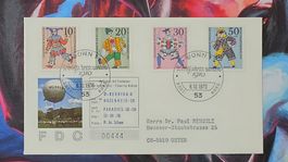 CL35 Enveloppe + Timbre Allemagne 1970 Theme Ballon