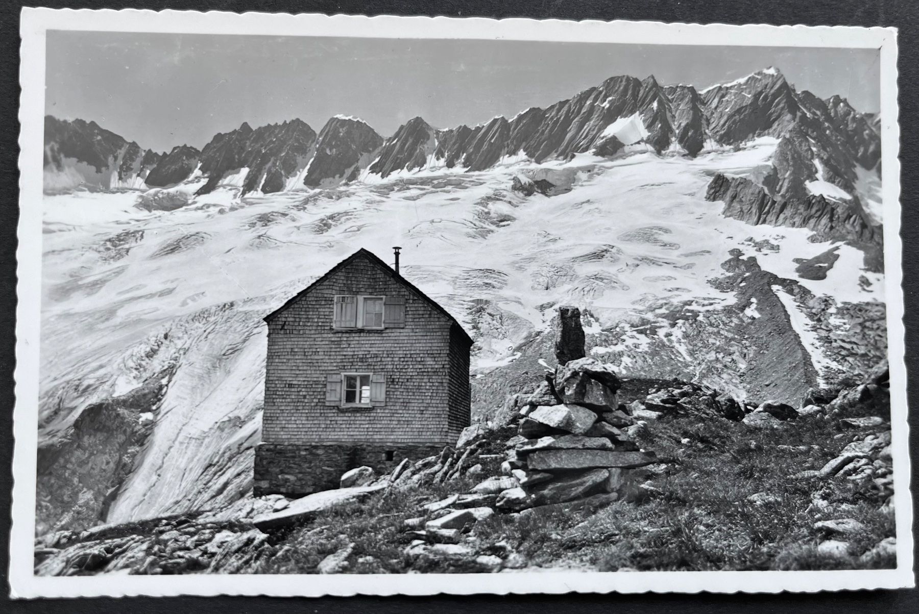 Cartoline postali: Dammahütte, Hüttenstempel, ca. 1950 – Usato da Ostermundigen venduto da DaxKarten-75