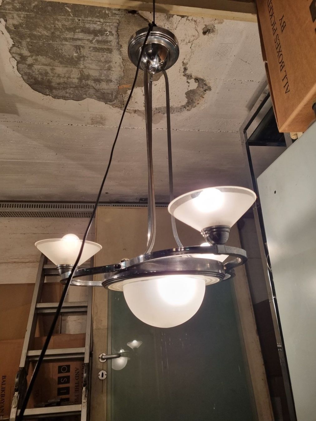 Lampadari & plafoniere: Lampe Art Déco  Antik von 1900 – Usato da Basel venduto da Jcva 4