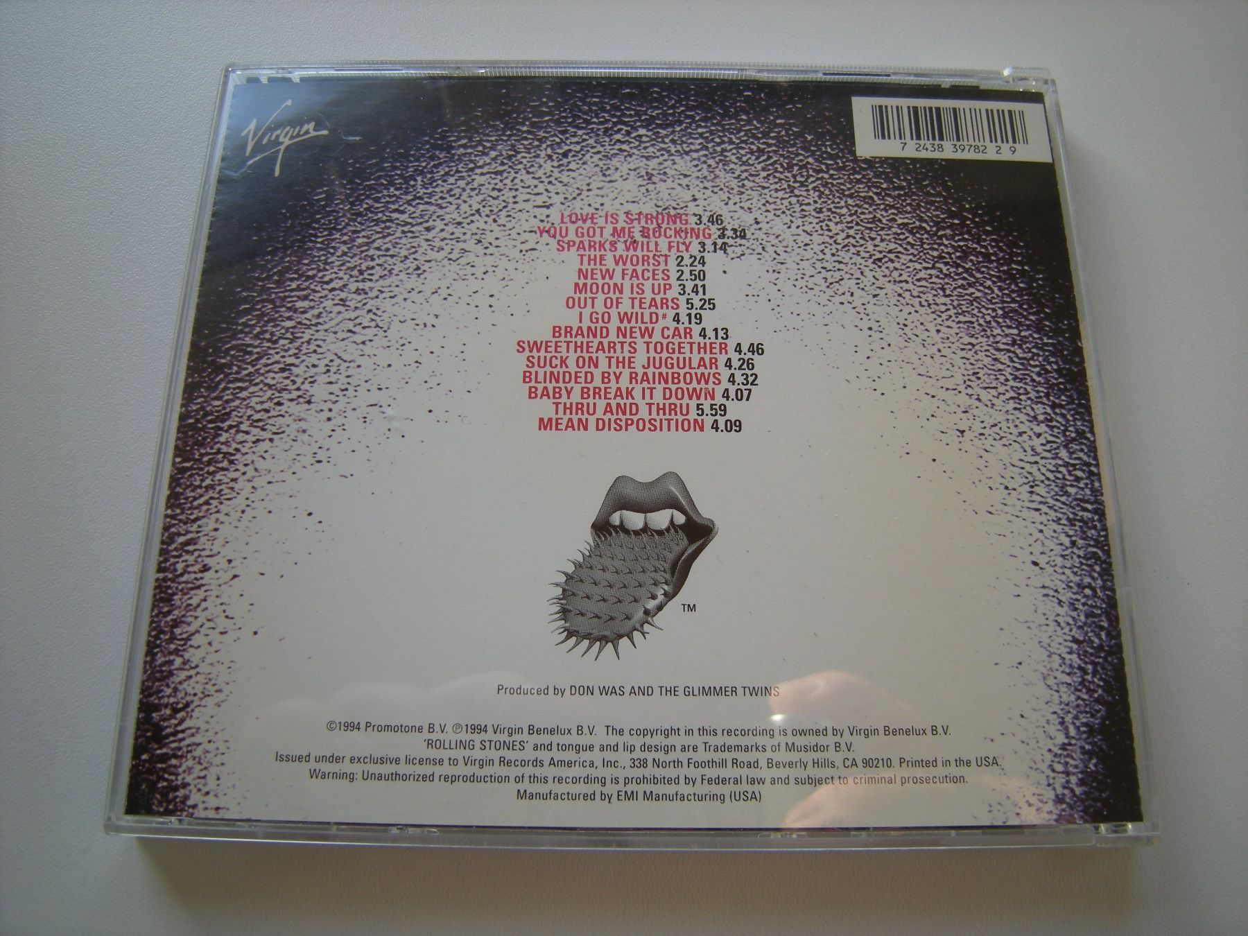 CD: ROLLING STONES - Voodoo Lounge – Usato da Basel venduto da Ceebee62 1