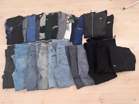 Grosses Kleiderpaket Herren, 24 Teile, Grösse M/L
