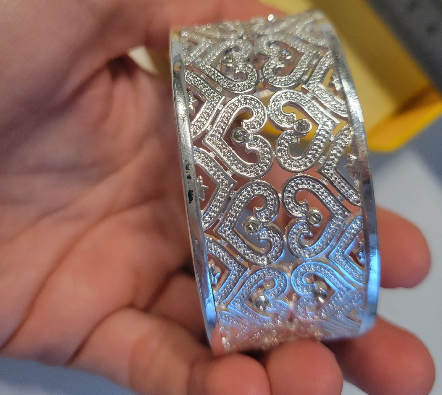 Bracciali & Braccialetti: Bracelet manchette élégant avec strass – Nuovo (secondo la descrizione) da Bernex venduto da Dariafr 6