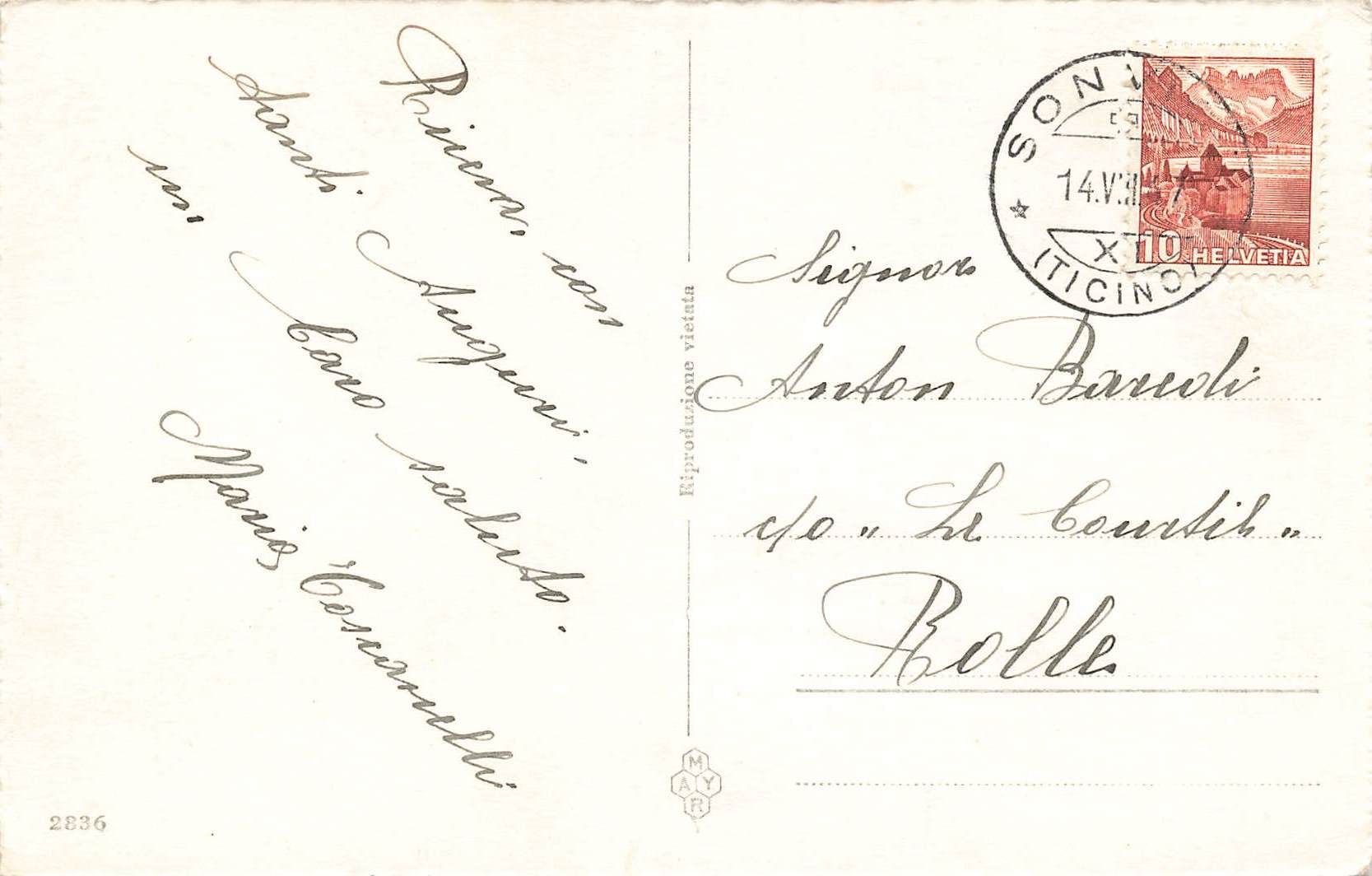 Cartes postales: Sonvico – D'occasion à Biasca par Blenio71 1
