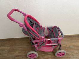 Puppenwagen Baby Elfie Zwillingswagen gebraucht