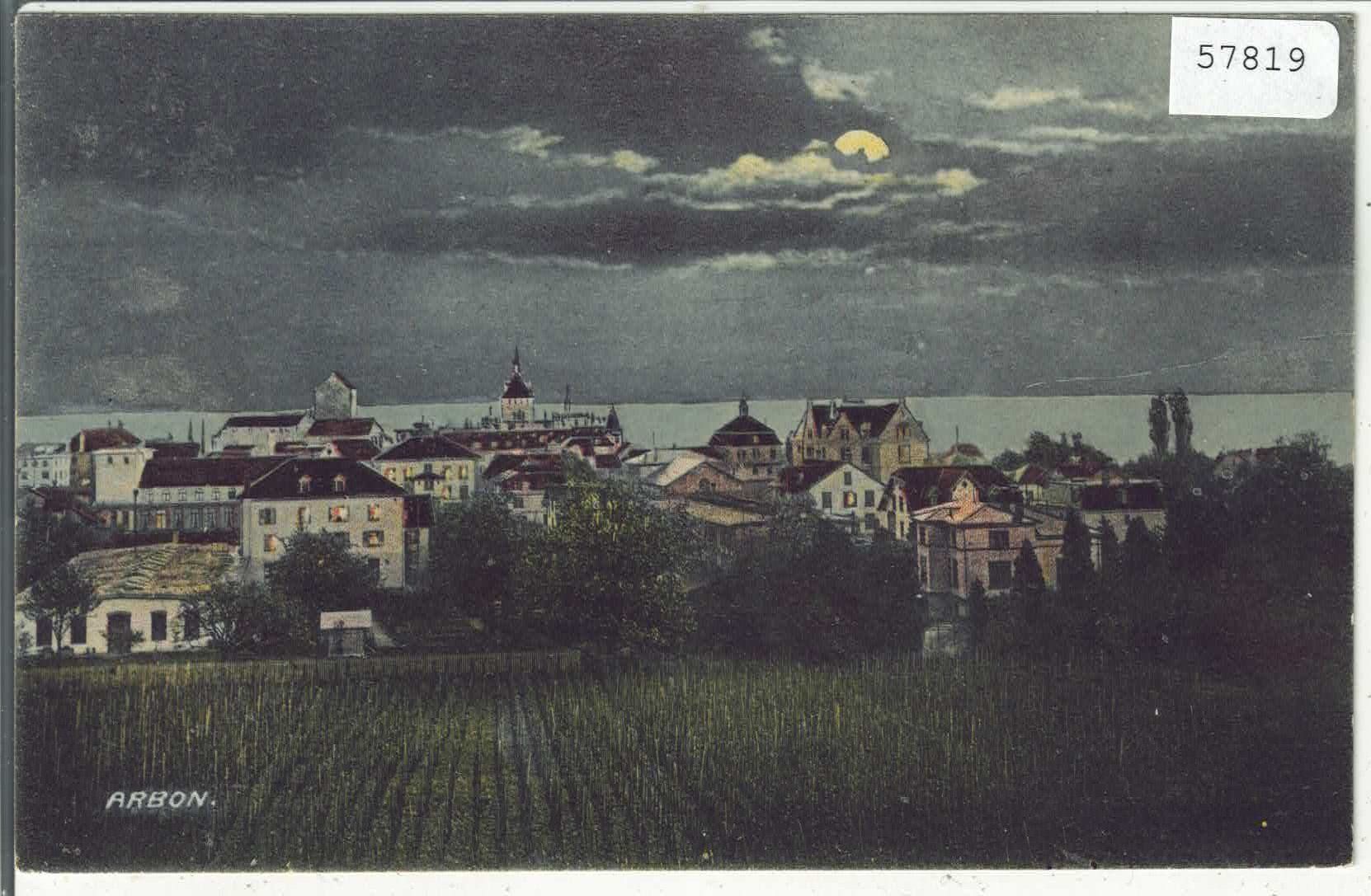 Ansichtskarten: Arbon - Mondschein-Litho – Gebraucht aus Ettingen von Kartenplanet