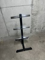 Hantelscheibenständer Gorilla Sports 3-armig Schwarz Gut