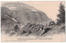 Infanterie, Passverteidigung im Hochgebirge Feldpost Bat. 72