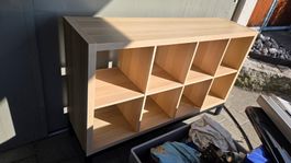 Kallax 2 x 4 inkl. Metalluntergestell