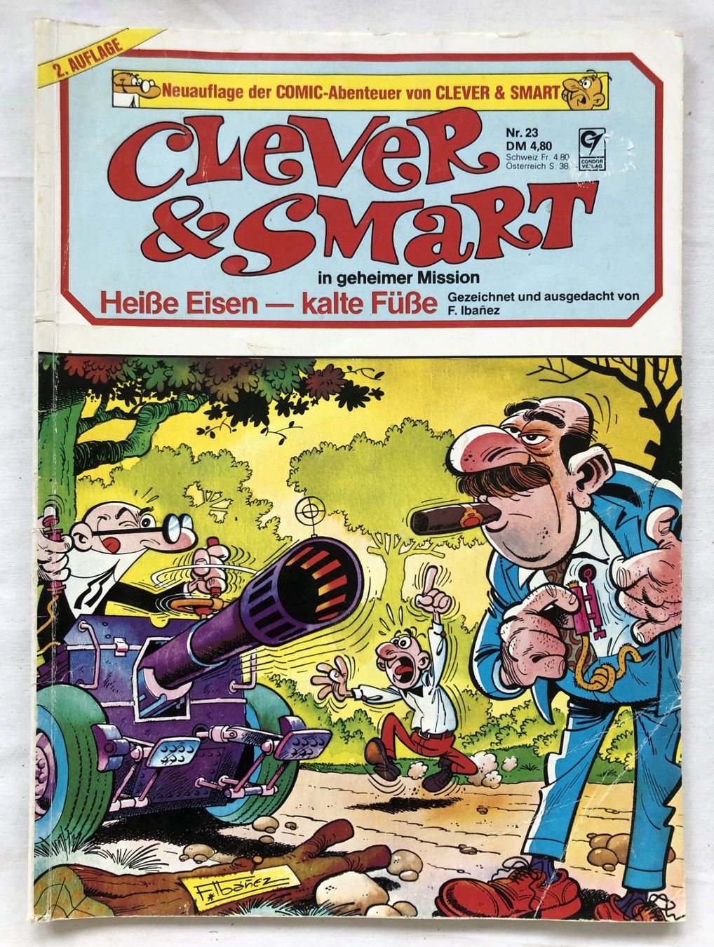 Fumetti: CLEVER & SMART - Nr.23 - 2.Auflage – Usato da Schaffhausen venduto da durruti