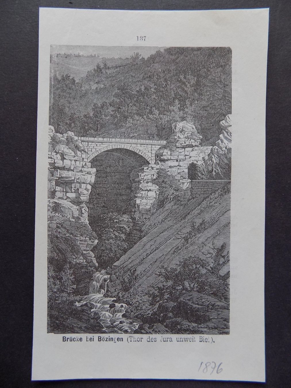 Stiche: Brücke bei Bözingen – Gebraucht aus Risch von Rischli15