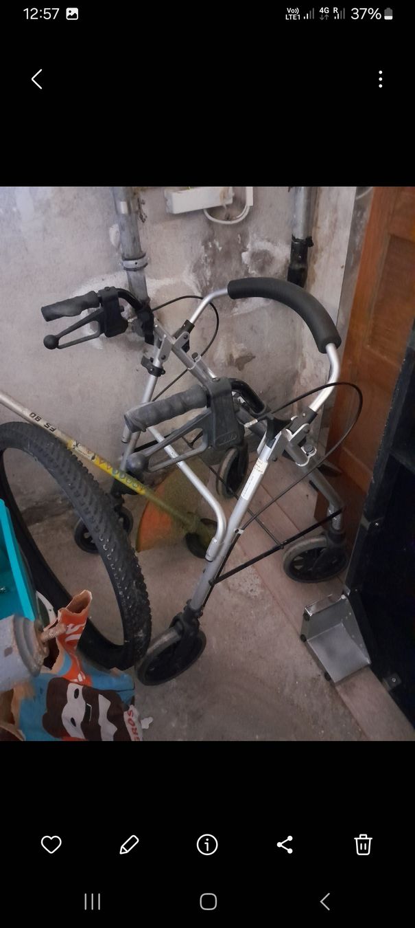 Gehhilfen: déambulateur / rollator (cadre de marche). – Gebraucht aus La Sagne VD von lou_jvr7