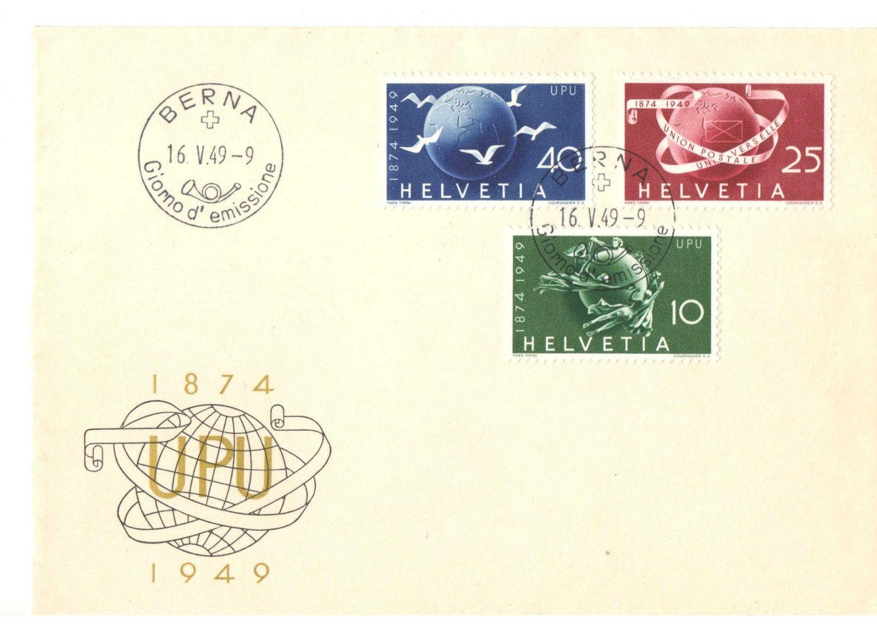 Alle Briefmarken: UPU – Gebraucht aus Echichens von mullerch