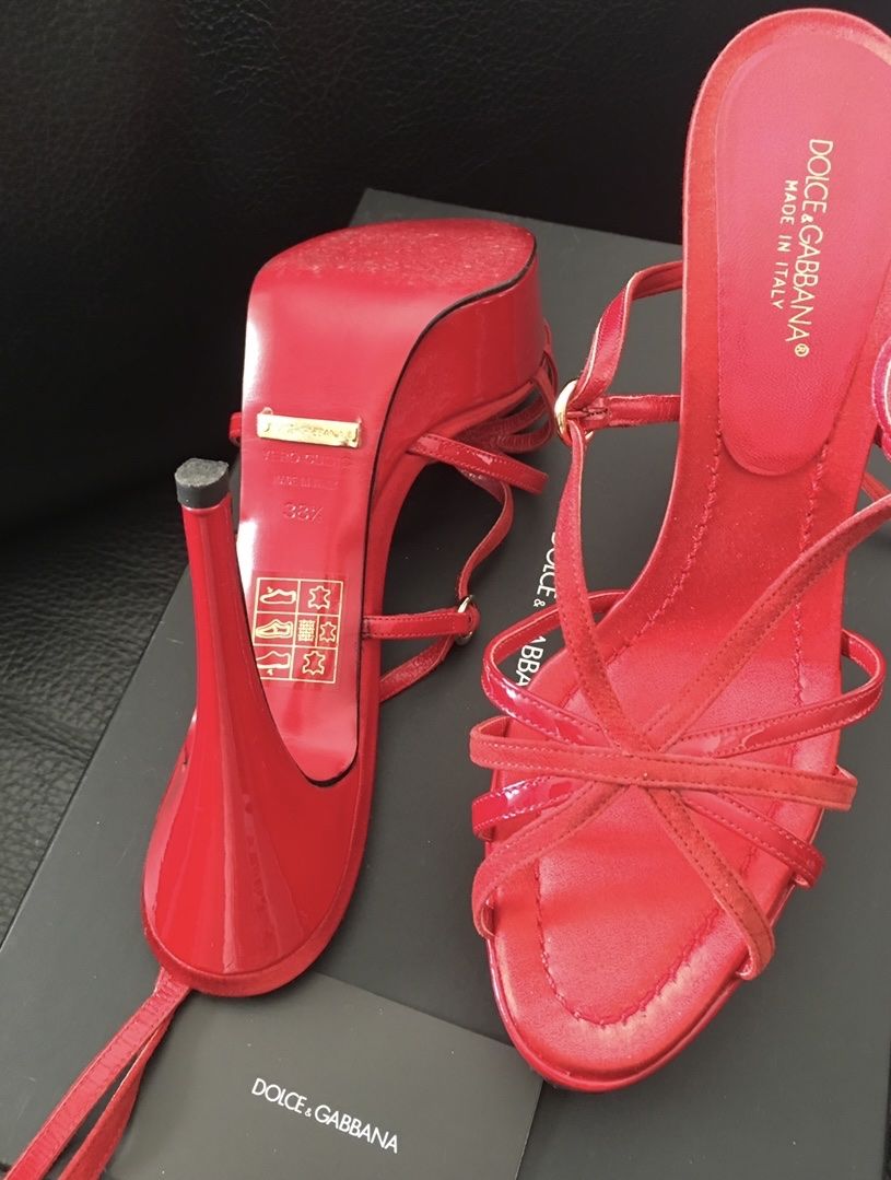 Dolce & Gabbana Damenschuhe: Dolce&Gabbana sandali schiava 38.5 – Neu und originalverpackt aus Mendrisio von SGR85 4