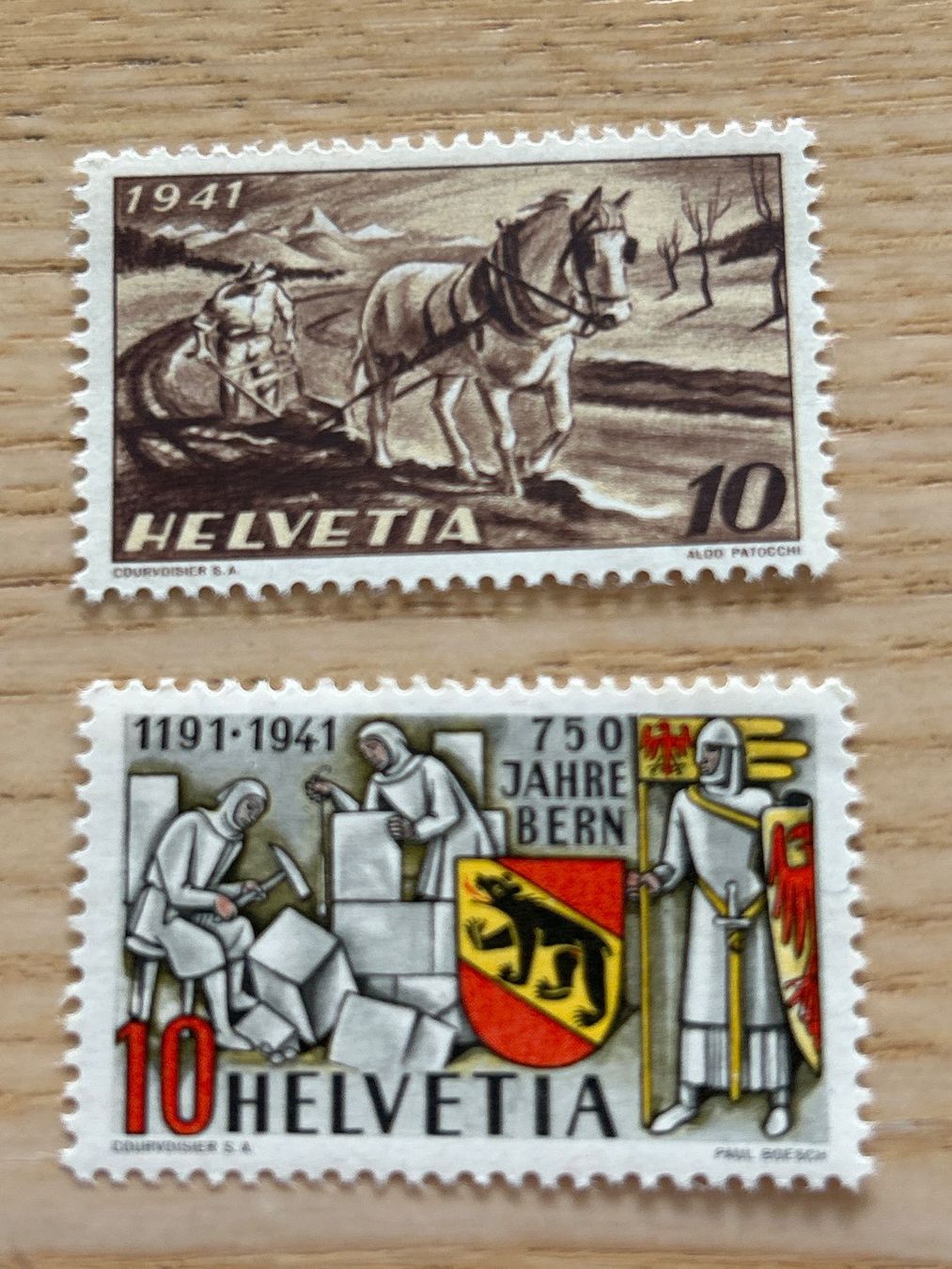 Tutti i francobolli: Briefmarke - Schweiz - Helvetia 1941  - postfrisch – Nuovo (secondo la descrizione) da Villnachern venduto da RicardoMary