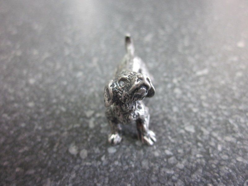 Figuren: Kleiner Silber Hund, 800er Silber 20 gr. – Gebraucht aus Bischofszell von raika 2