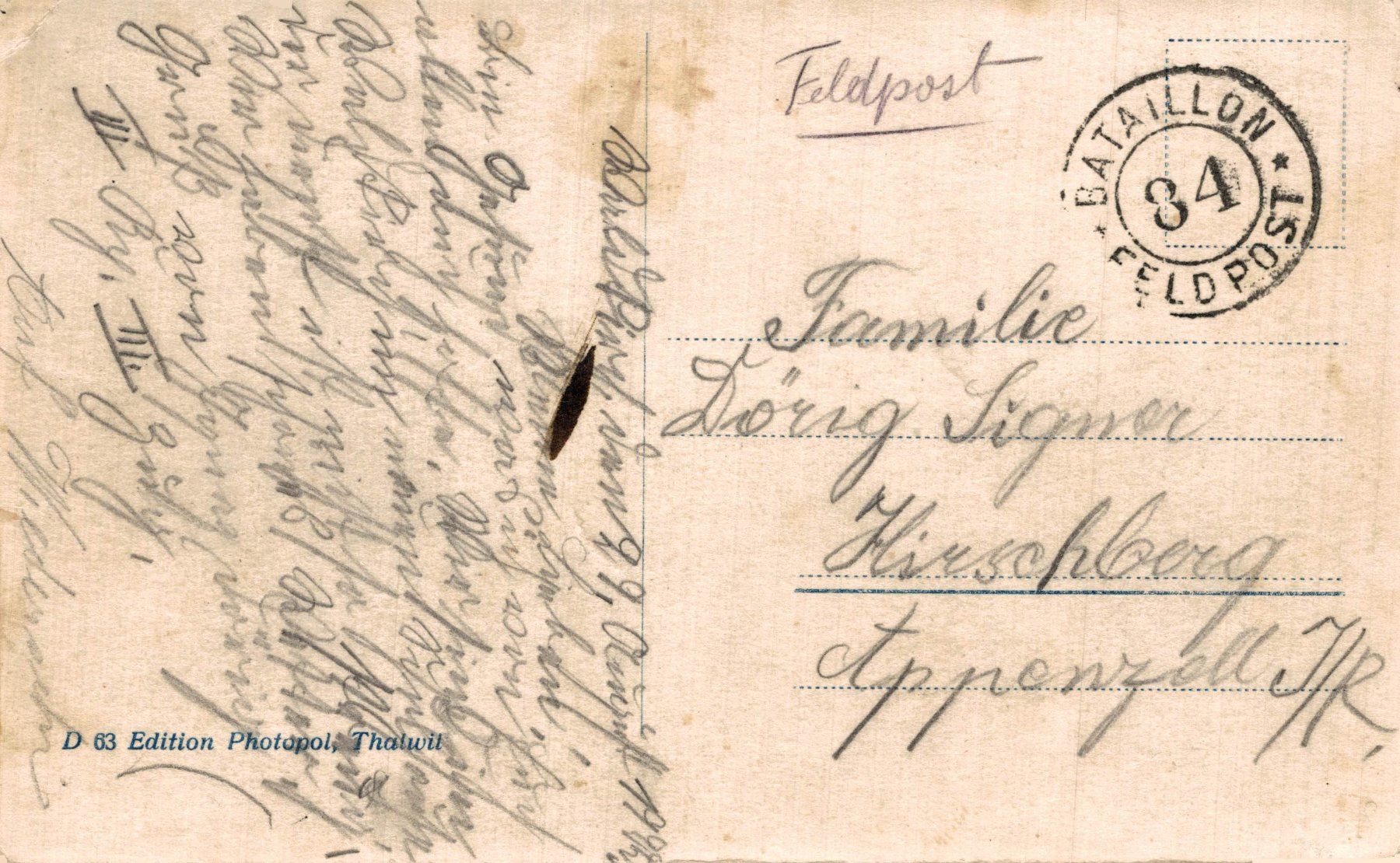 Cartoline postali: Waldkirch – Usato da Bronschhofen venduto da Astore 1