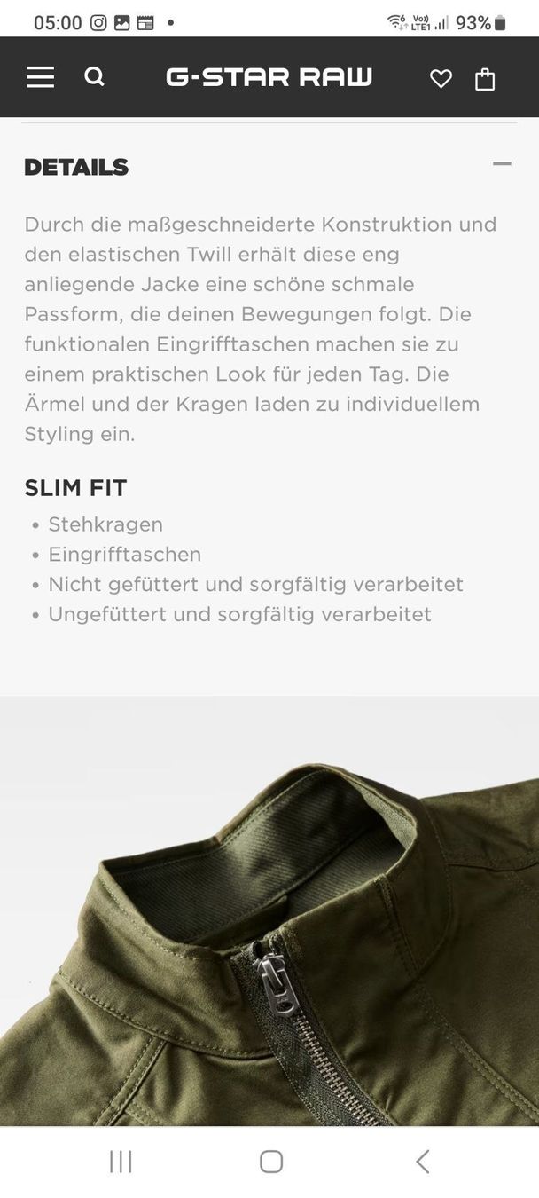 G-Star Giacche: JACKE VON G-STAR Gr.S – Usato da KRIENS venduto da Franzy_Blond10 6