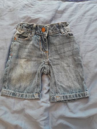 Mädchen Jeans Hose kurz Gr. 98